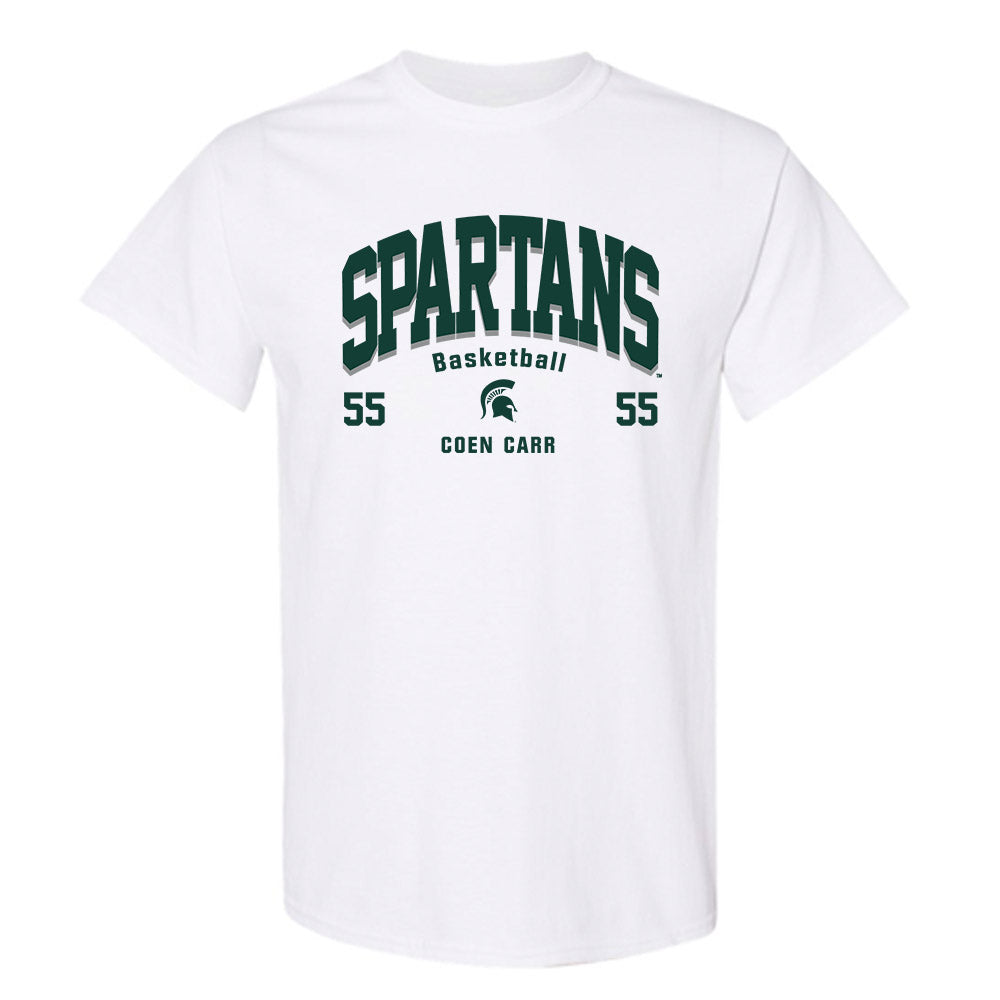 Michigan State - NCAA Men's Basketball : Coen Carr - Classic Fashion Shersey T-Shirt-0