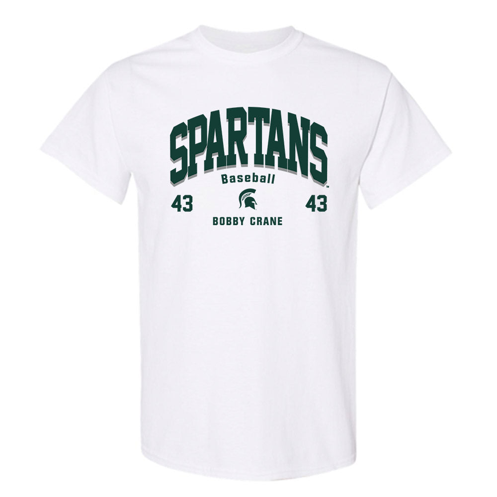 Michigan State - NCAA Baseball : Bobby Crane - Classic Fashion Shersey T-Shirt-0