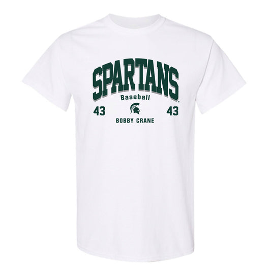 Michigan State - NCAA Baseball : Bobby Crane - Classic Fashion Shersey T-Shirt-0