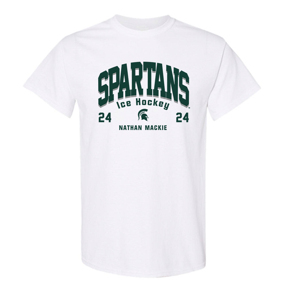 Michigan State - NCAA Men's Ice Hockey : Nathan Mackie - Classic Fashion Shersey T-Shirt