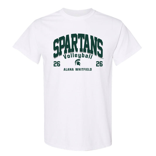 Michigan State - NCAA Women's Volleyball : Alana Whitfield - Classic Fashion Shersey T-Shirt-0