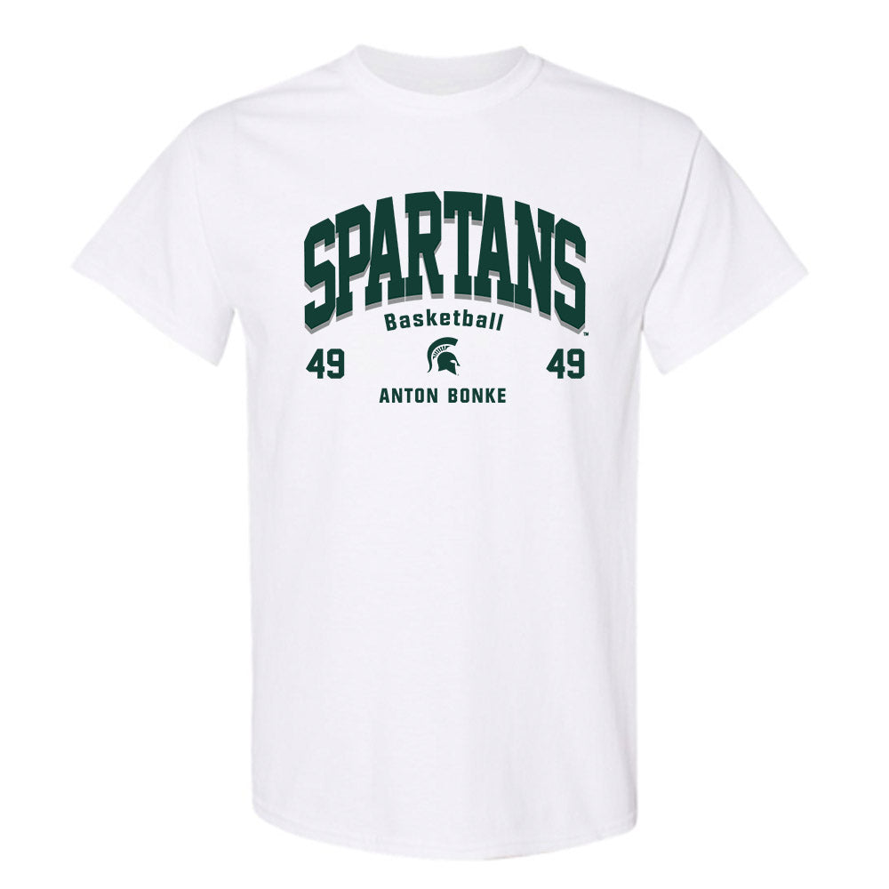 Michigan State - NCAA Men's Basketball : Anton Bonke - Classic Fashion Shersey T-Shirt-0