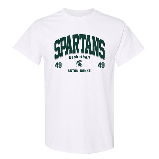 Michigan State - NCAA Men's Basketball : Anton Bonke - Classic Fashion Shersey T-Shirt-0