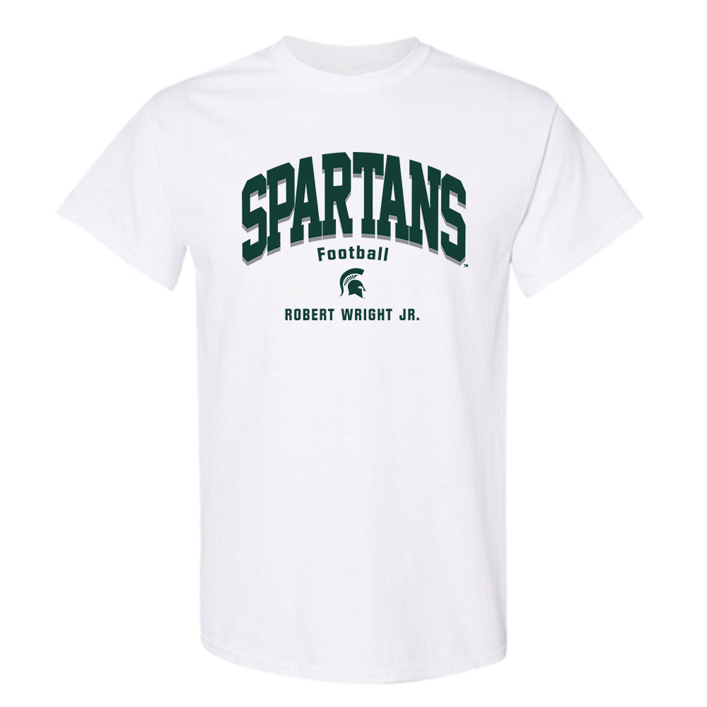 Michigan State - NCAA Football : Robert Wright Jr. - Classic Fashion Shersey T-Shirt-0