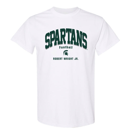 Michigan State - NCAA Football : Robert Wright Jr. - Classic Fashion Shersey T-Shirt-0