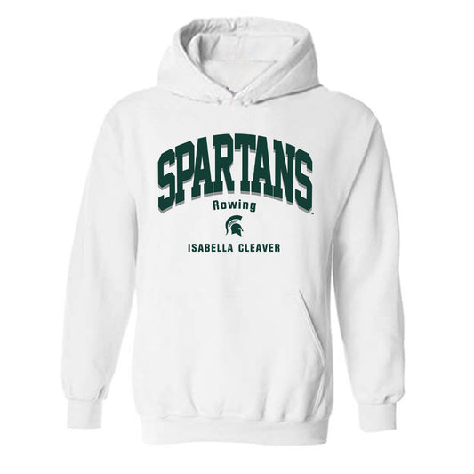 Michigan State - NCAA Women's Rowing : Isabella Cleaver - Classic Fashion Shersey Hooded Sweatshirt-0