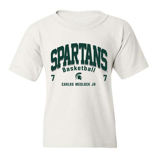 Michigan State - NCAA Men's Basketball : Carlos Medlock jr - Classic Fashion Shersey Youth T-Shirt-0