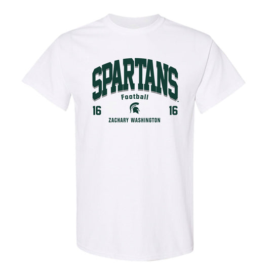 Michigan State - NCAA Football : Zachary Washington - Classic Fashion Shersey T-Shirt-0