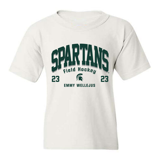 Michigan State - NCAA Women's Field Hockey : Emmy Wellejus - Classic Fashion Shersey Youth T-Shirt-0