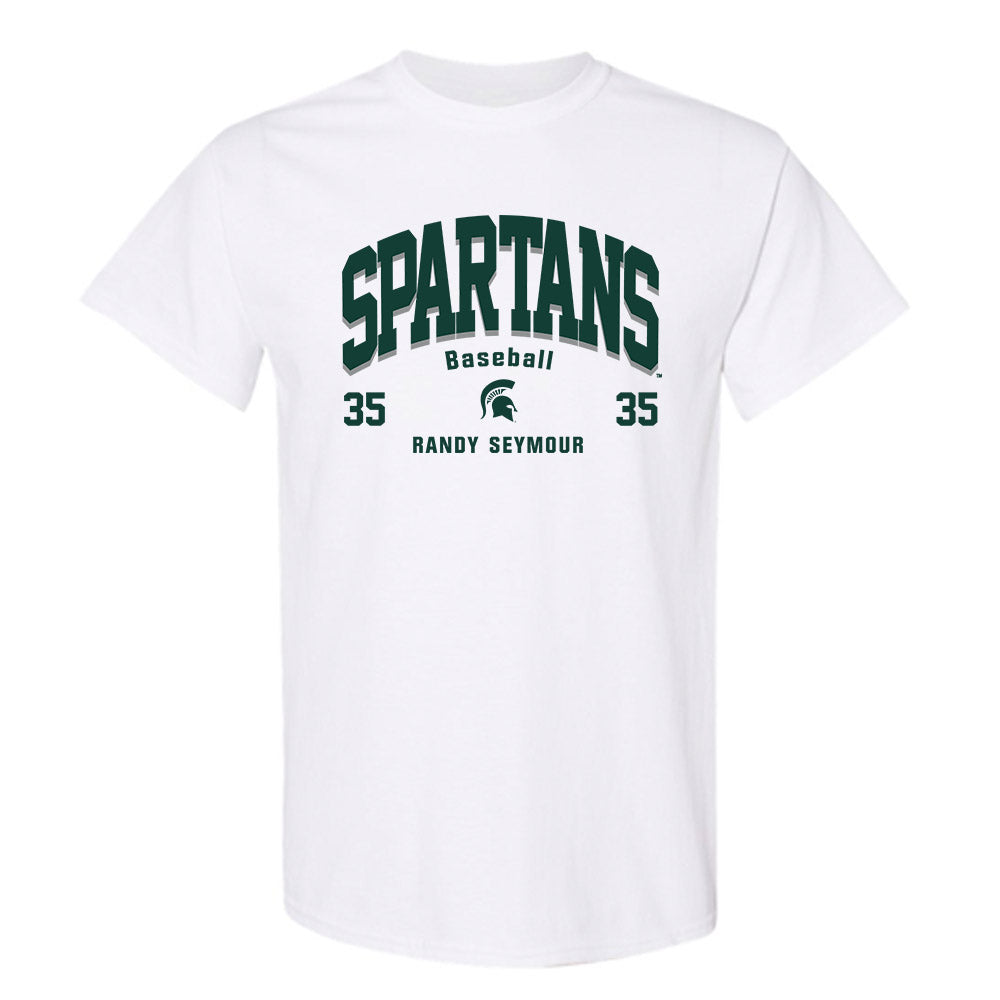 Michigan State - NCAA Baseball : Randy Seymour - Classic Fashion Shersey T-Shirt-0