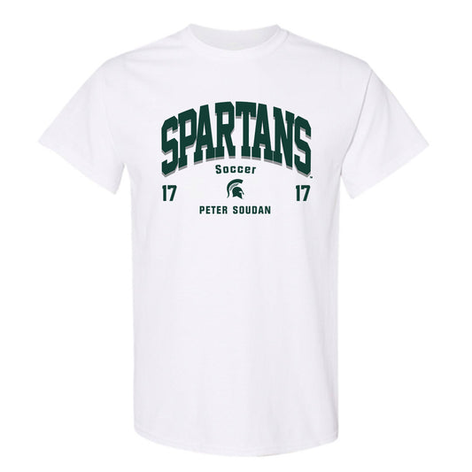 Michigan State - NCAA Men's Soccer : Peter Soudan - Classic Fashion Shersey T-Shirt-0