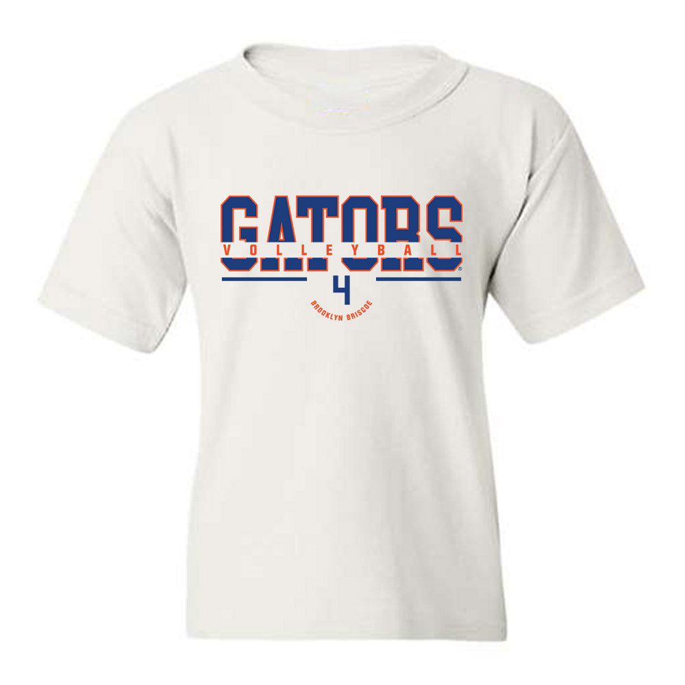 Florida - NCAA Women's Volleyball : Brooklyn Briscoe - Classic Fashion Shersey Youth T-Shirt-0