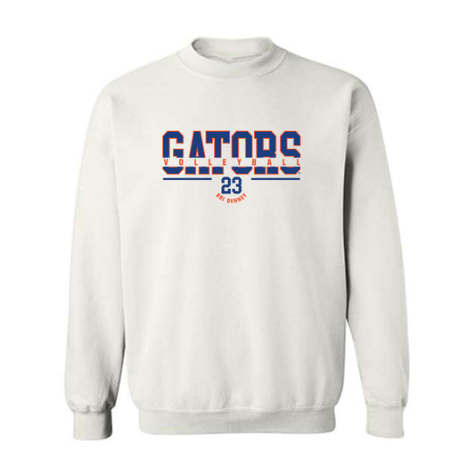 Florida - NCAA Women's Volleyball : Bri Denney - Classic Fashion Shersey Crewneck Sweatshirt-0