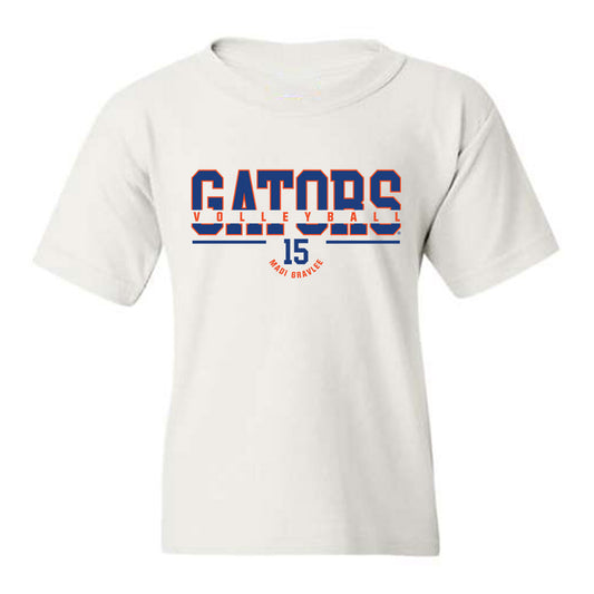 Florida - NCAA Women's Volleyball : Madi Gravlee - Youth T-Shirt