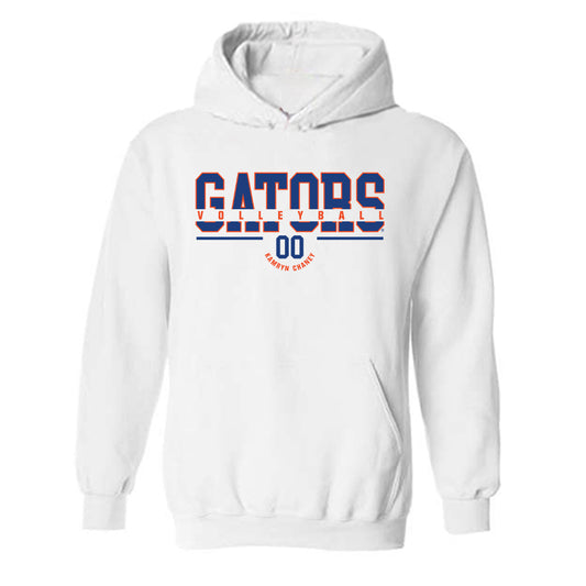 Florida - NCAA Women's Volleyball : Kamryn Chaney - Classic Fashion Shersey Hooded Sweatshirt-0