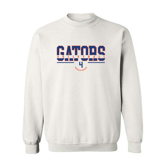 Florida - NCAA Women's Volleyball : Brooklyn Briscoe - Classic Fashion Shersey Crewneck Sweatshirt-0