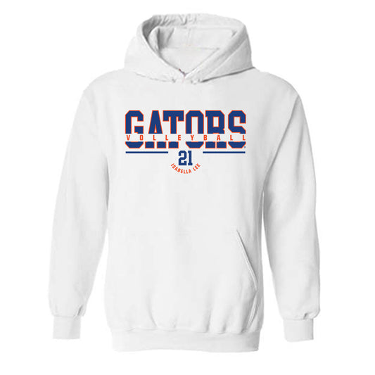 Florida - NCAA Women's Volleyball : Isabella Lee - Classic Fashion Shersey Hooded Sweatshirt-0