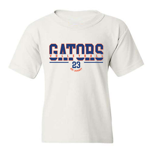 Florida - NCAA Women's Volleyball : Bri Denney - Classic Fashion Shersey Youth T-Shirt-0