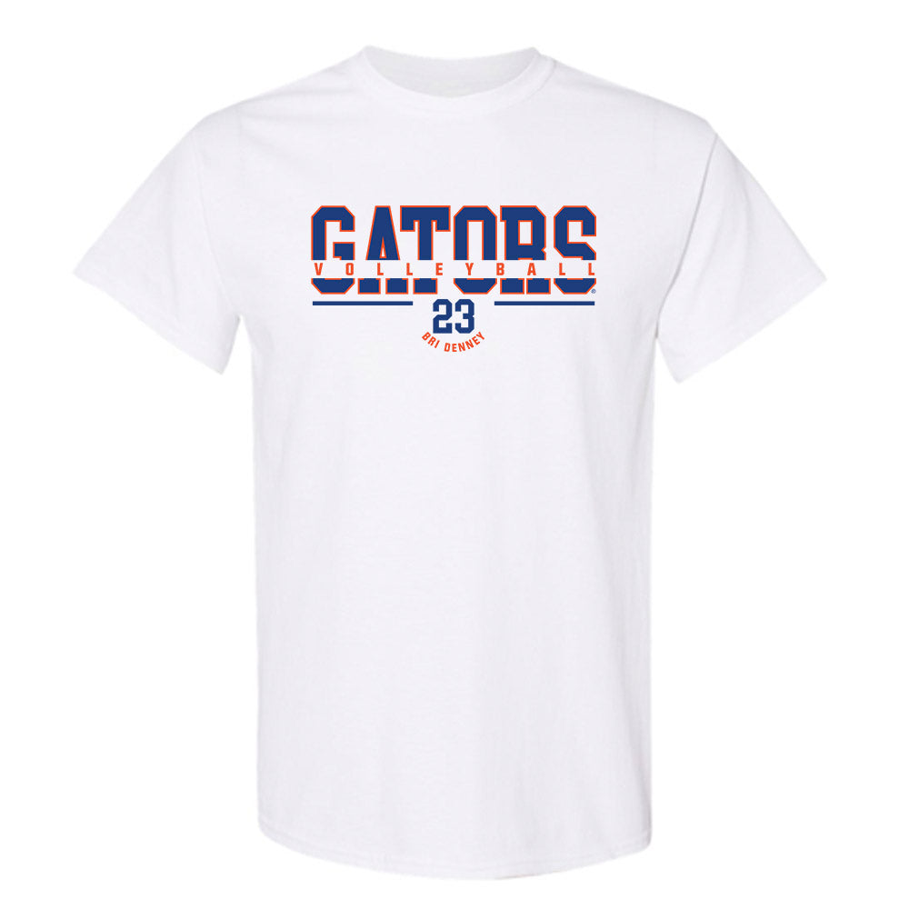 Florida - NCAA Women's Volleyball : Bri Denney - Classic Fashion Shersey T-Shirt-0
