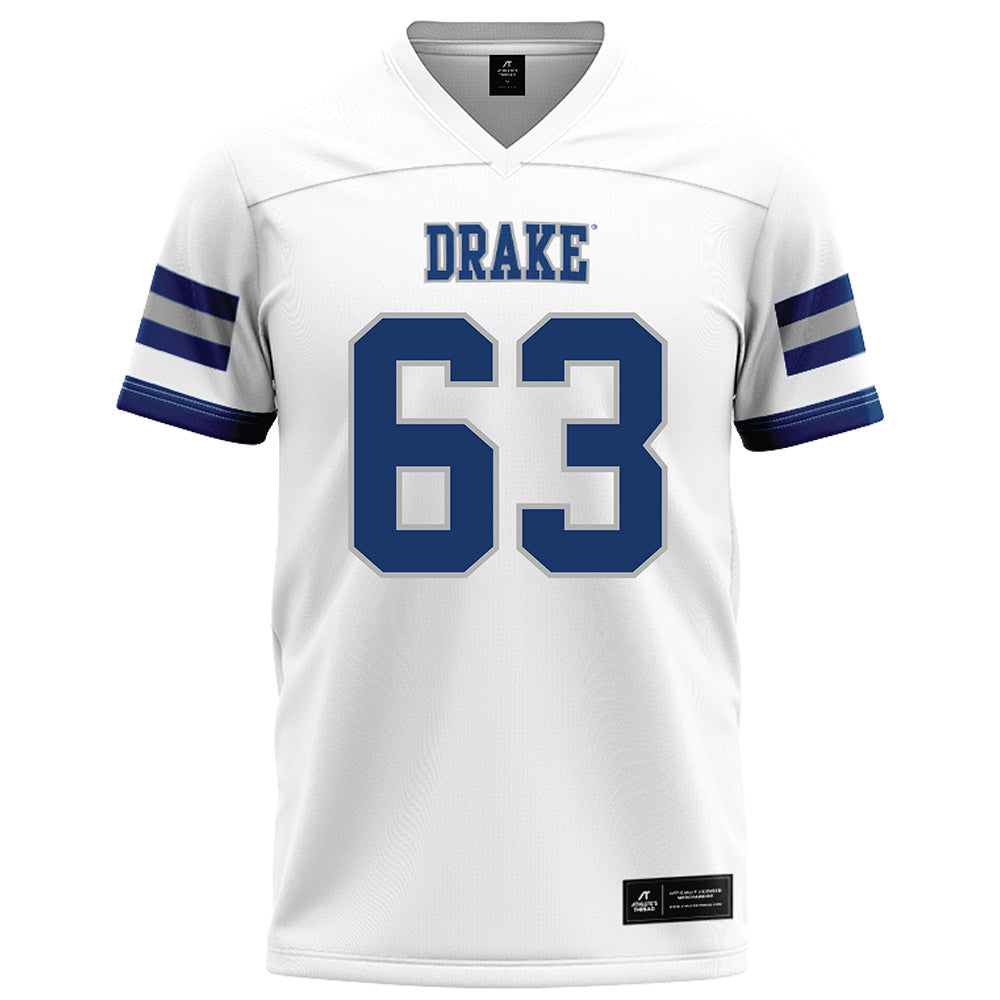 Drake - NCAA Football : Raymond Marshall - White Football Jersey-0