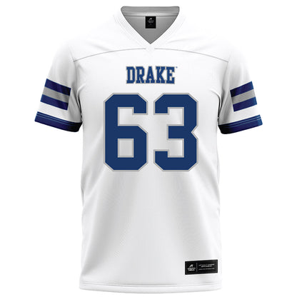 Drake - NCAA Football : Raymond Marshall - White Football Jersey-0