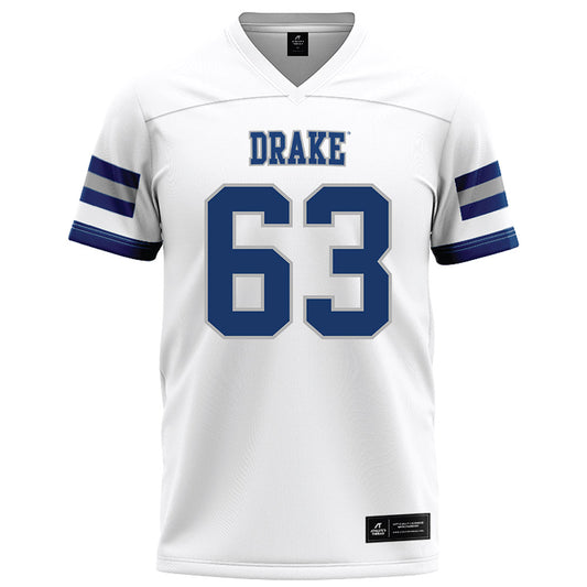 Drake - NCAA Football : Raymond Marshall - White Football Jersey-0