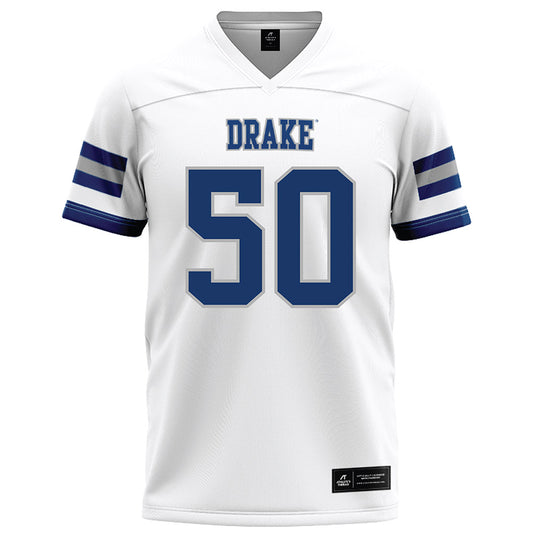 Drake - NCAA Football : Jaden Ubben - White Football Jersey-0