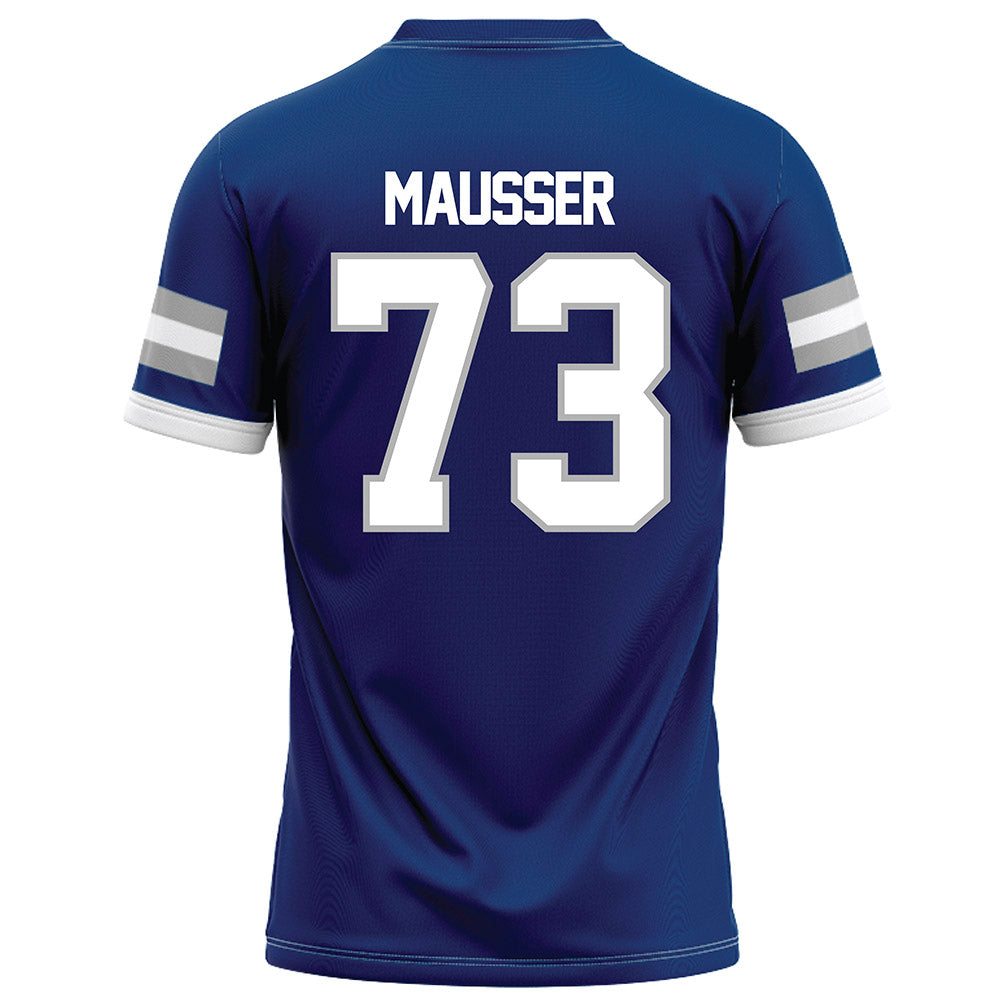 Drake - NCAA Football : Joe Mausser - Royal Football Jersey-1