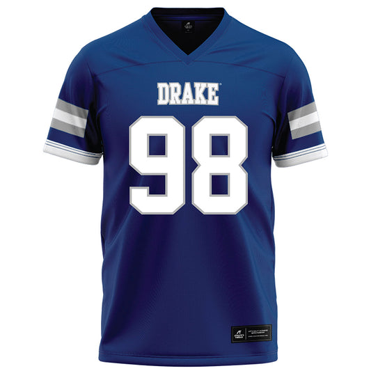 Drake - NCAA Football : Kannon Matthews - Royal Football Jersey-0