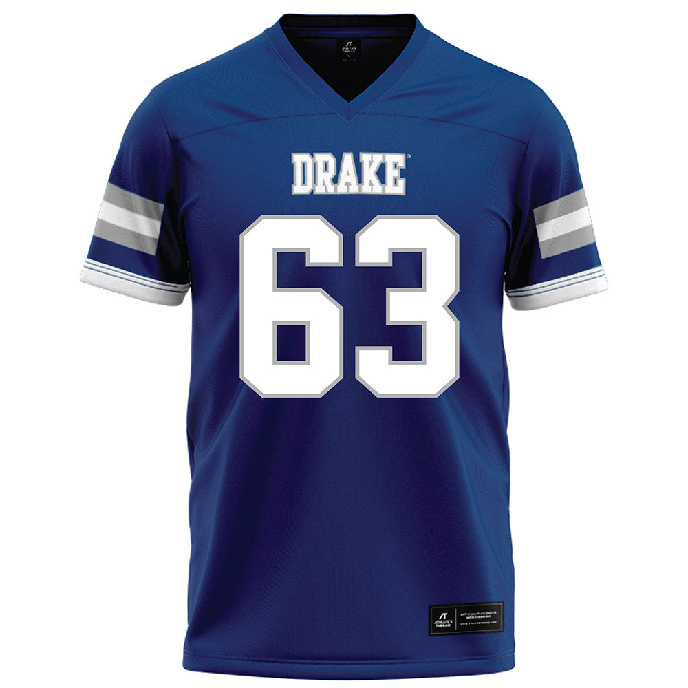 Drake - NCAA Football : Raymond Marshall - Royal Football Jersey-0