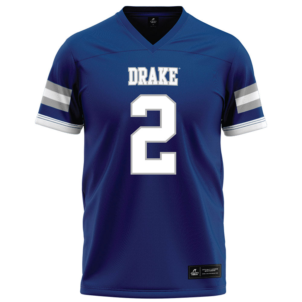 Drake - NCAA Football : Parker Tune - Royal Football Jersey-0