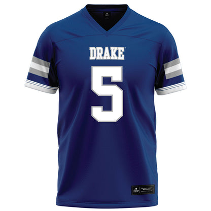 Drake - NCAA Football : Tommy Williams - Royal Football Jersey-0