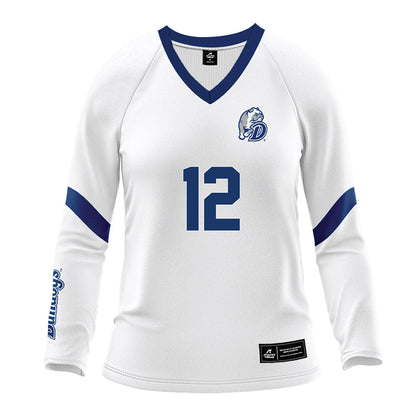 Drake - NCAA Women's Volleyball : Shay McMillen - White Volleyball Jersey-0