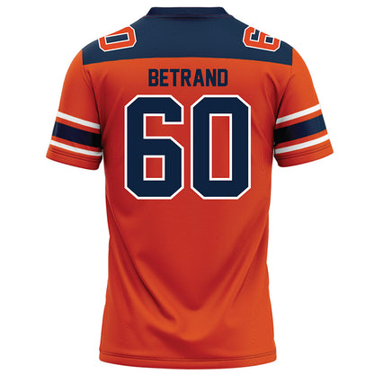 Syracuse - NCAA Football : Naquil Betrand - Orange Football Jersey-1
