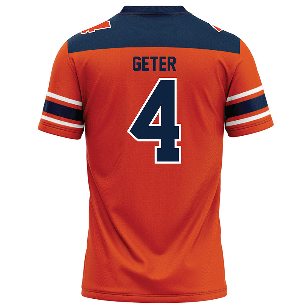 Syracuse - NCAA Football : Chase Geter - Orange Football Jersey-1