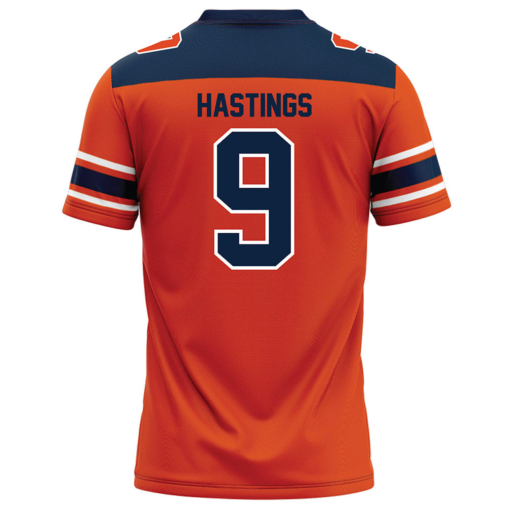 Syracuse - NCAA Football : Isaiah Hastings - Orange Football Jersey-1