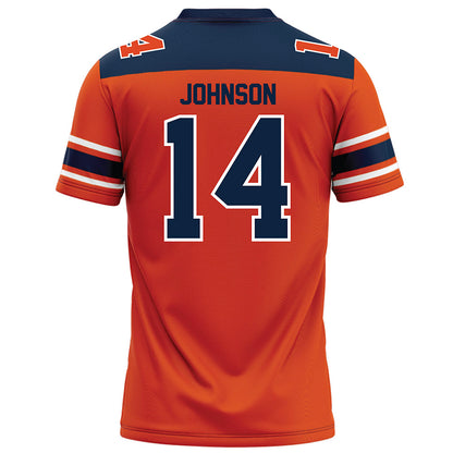 Syracuse - NCAA Football : Darius Johnson - Orange Football Jersey-1