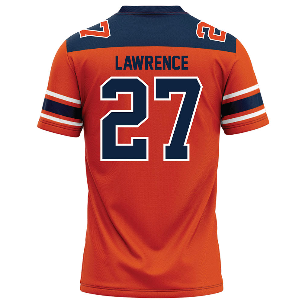 Syracuse - NCAA Football : Javon Lawrence - Orange Football Jersey-1