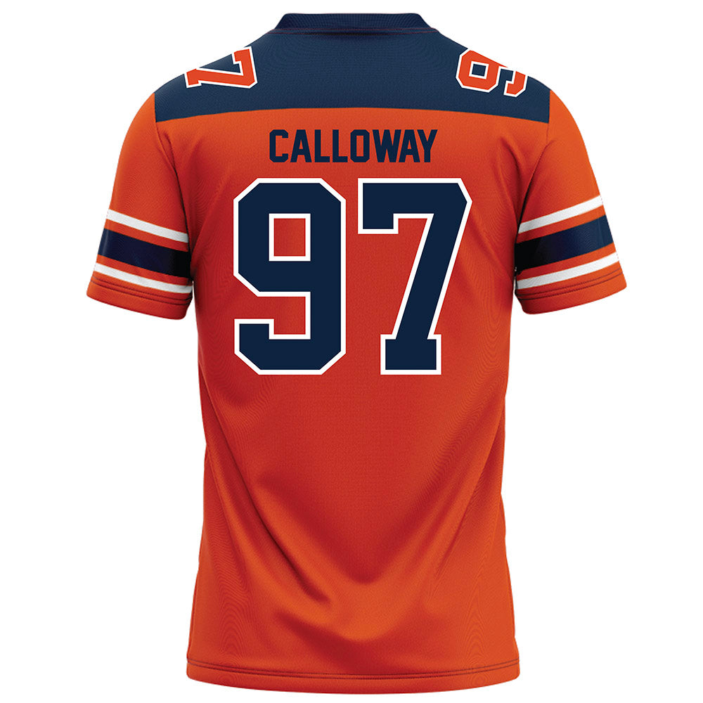 Syracuse - NCAA Football : Clark Calloway - Orange Football Jersey-1