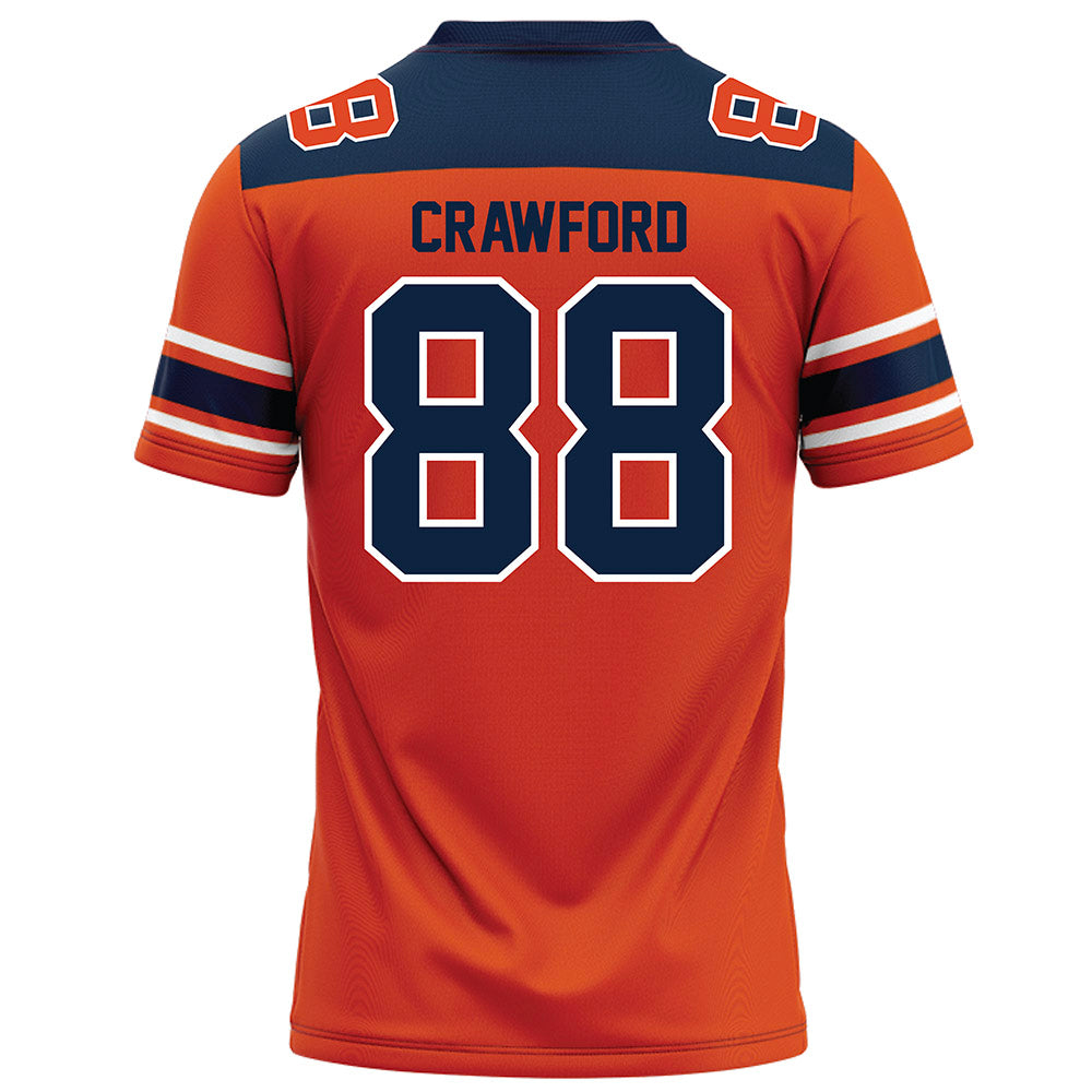 Syracuse - NCAA Football : Elijah Crawford - Orange Football Jersey-1
