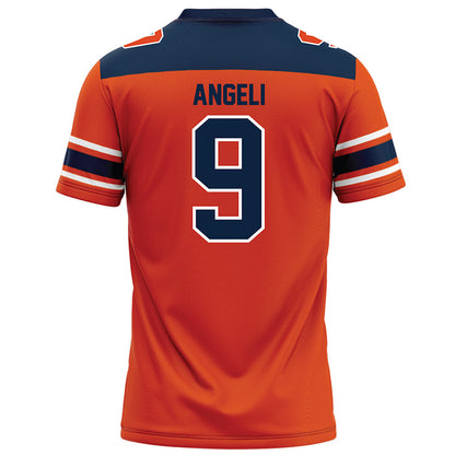 Syracuse - NCAA Football : Steve Angeli - Orange Football Jersey-1