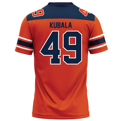 Syracuse - NCAA Football : Josh Kubala - Orange Football Jersey-1