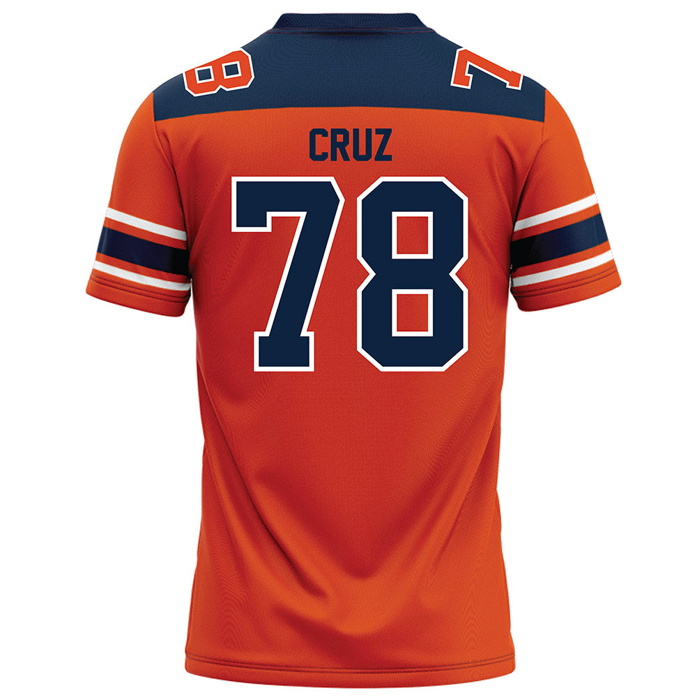 Syracuse - NCAA Football : Joseph Cruz - Orange Football Jersey-1
