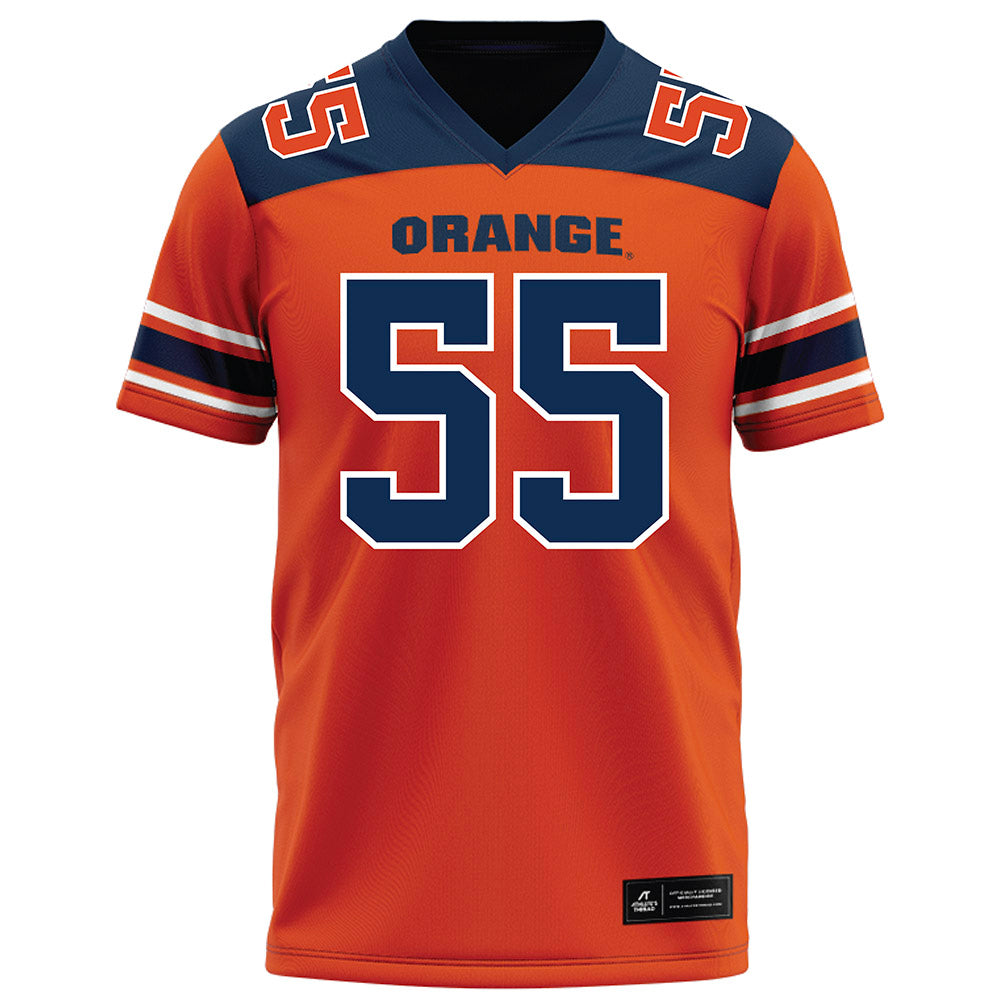 Syracuse - NCAA Football : Zach Rice - Orange Football Jersey-0