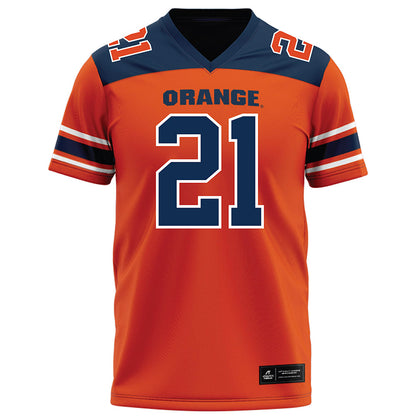 Syracuse - NCAA Football : Fran Brown Jr. - Orange Football Jersey-0