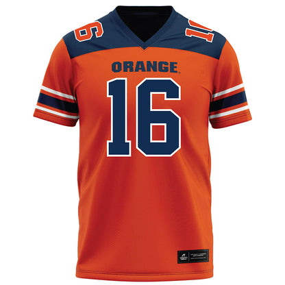 Syracuse - NCAA Football : Chris Peal - Orange Football Jersey-0