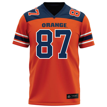 Syracuse - NCAA Football : Wyatt Bowman - Orange Football Jersey-0
