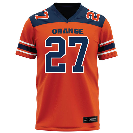 Syracuse - NCAA Football : Javon Lawrence - Orange Football Jersey-0