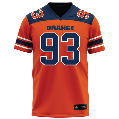 Syracuse - NCAA Football : Nissi Ogbebor - Orange Football Jersey-0