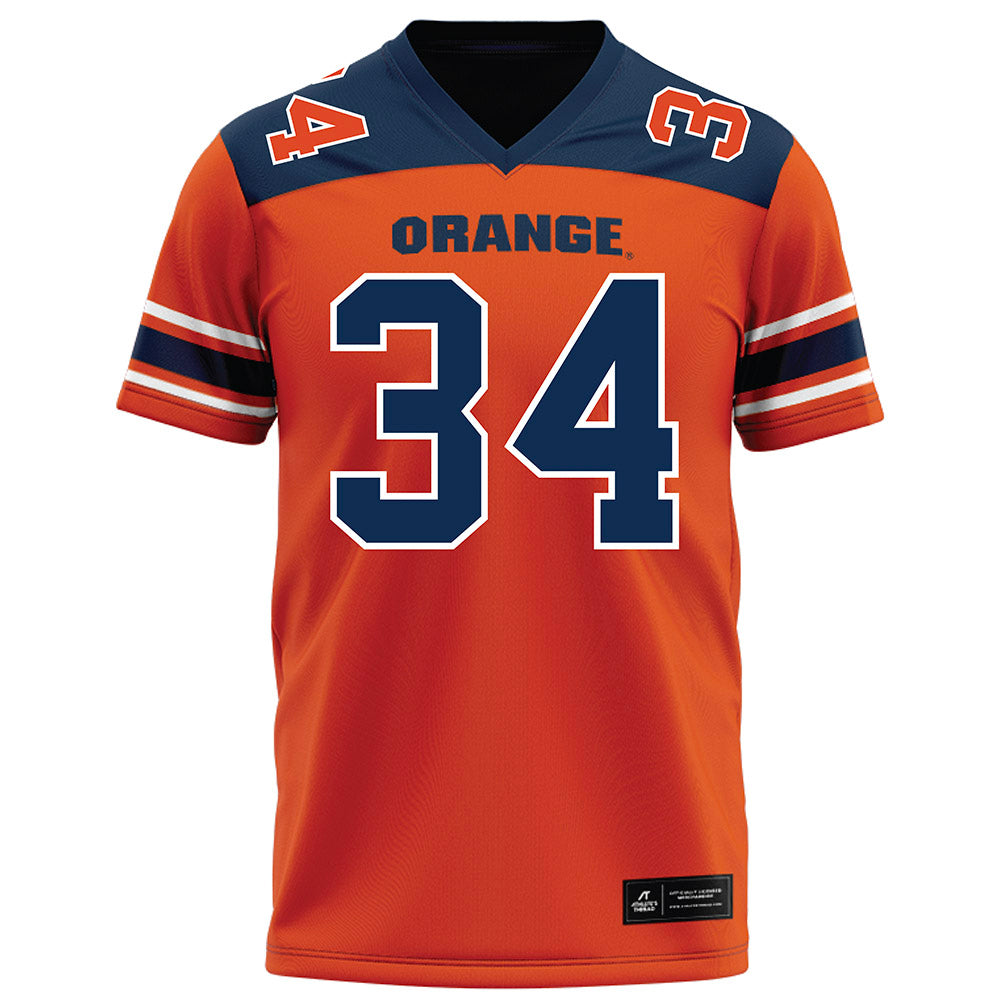 Syracuse - NCAA Football : Nate Prater - Orange Football Jersey